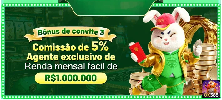 Personagem de costas segurando um cartão na ok588.