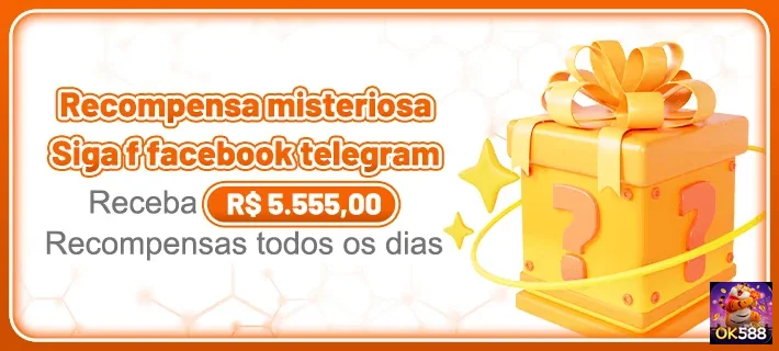 Caixa de recompensa da ok588 com valor de R$ 5.555,00.