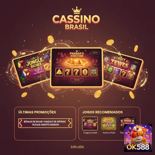 Imagem de promoções e jogos VIP do site ok588.
